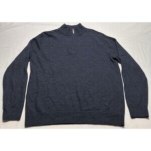 Artefact Men’s Merino Wool Quarter 1/4 Zip Pullover Sweater  Preppy Casual